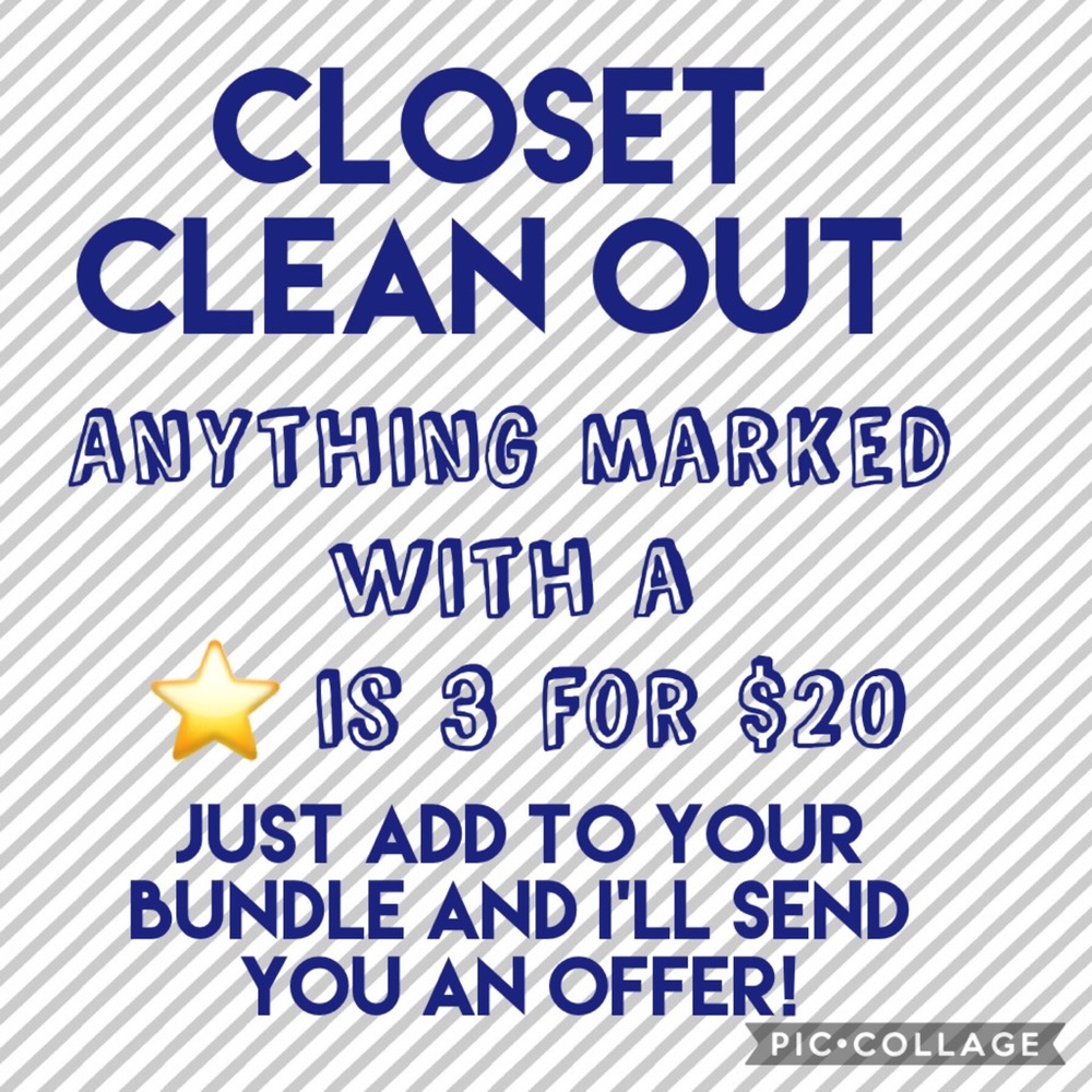 ⭐️3/$20 Sale!!